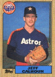 1987 Topps Baseball Cards      282     Jeff Calhoun